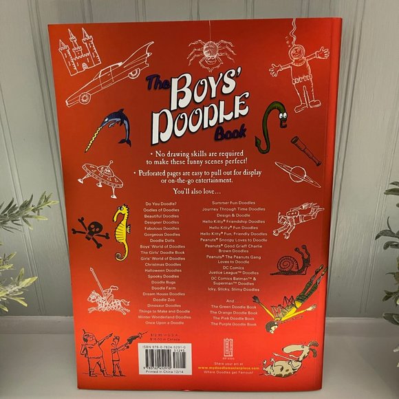 Lot of Two - The Boys' Doodle Book and Cursive Writing Workbook for Kids Unused - Picture 3 of 14